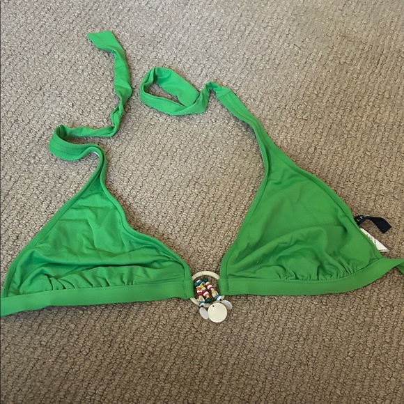 Polo Ralph Lauren Vibrant Green Bikini Top - Picture 1 of 3